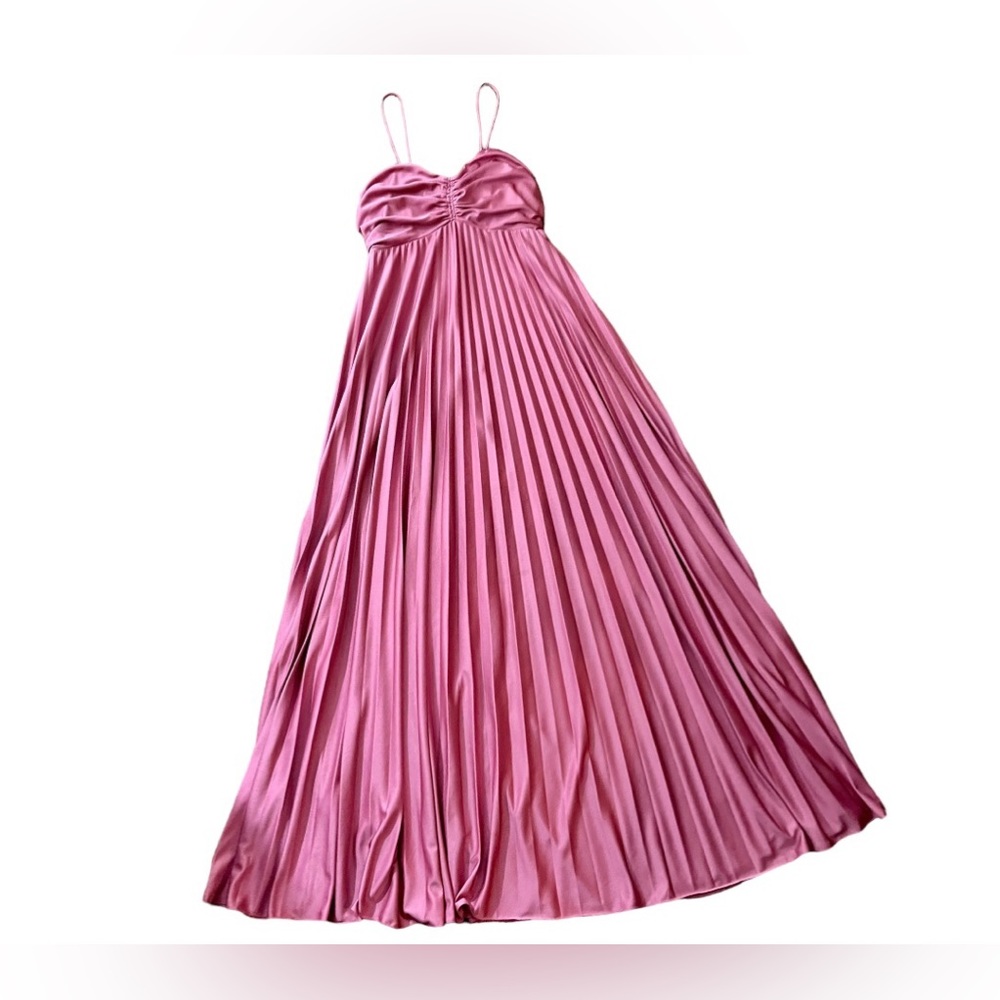 Rose Pink 1970’s Prom Formal Dress